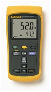 Resim Fluke 52 II Çift Girişli Dijital Termometre