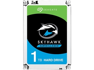 Resim Seagate SkyHawk 1TB Surveillance Hard Disk 64MB Cache SATA 6.0Gb/s 3.5" ST1000VX005