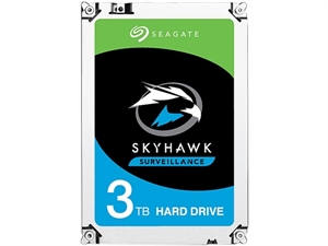 Resim Seagate SkyHawk 3TB Surveillance Hard Disk 64MB Cache SATA 6.0Gb/s 3.5" ST3000VX010