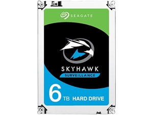 Resim Seagate SkyHawk 6TB Surveillance Hard Disk 256MB Cache SATA 6.0Gb/s 3.5" ST6000VX0023